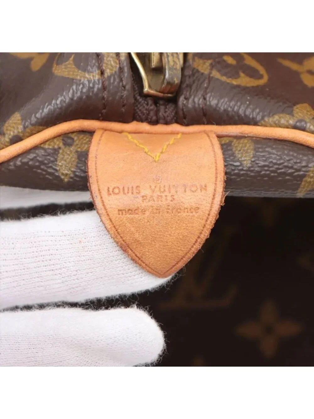 Louis Vuitton Monogram Keepall 50 Leather Boston Bag Tote Carry